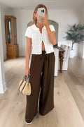 CHARLENNE - Pantalon / Brun