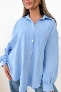 MOUSSELINE - Blouse Bleue