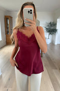 YVANA - Camisole / Bourgogne