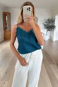 YVANA -  Blue Lace Cami