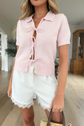 DOBES - Baby Pink Knit Top