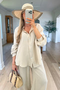 MOUSSELINE - Blouse Beige