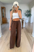 MOUSSELINE - Pantalon Brun