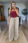 MOUSSELINE - Pantalon Beige