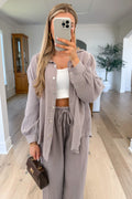 MOUSSELINE - Blouse Taupe