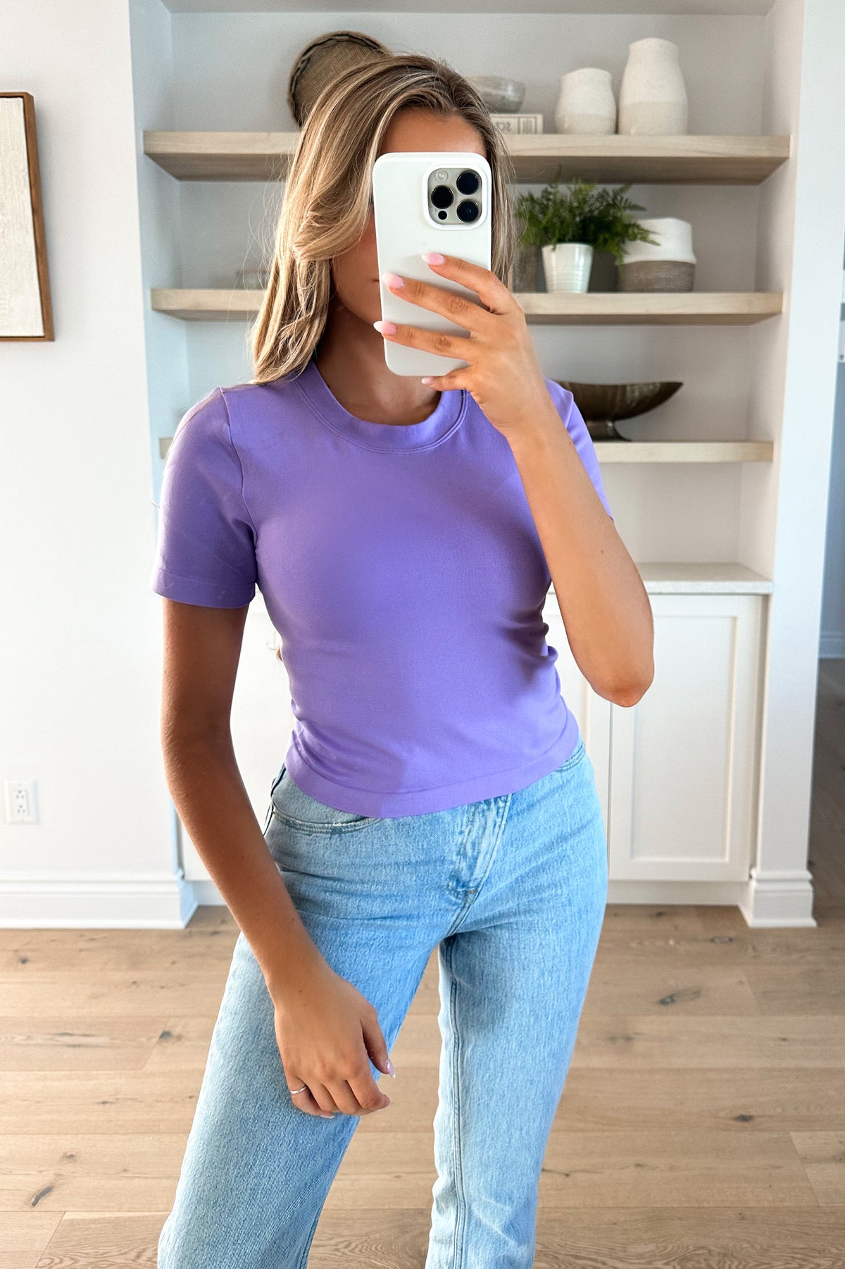 GUILTY - Purple T-Shirt Cropped