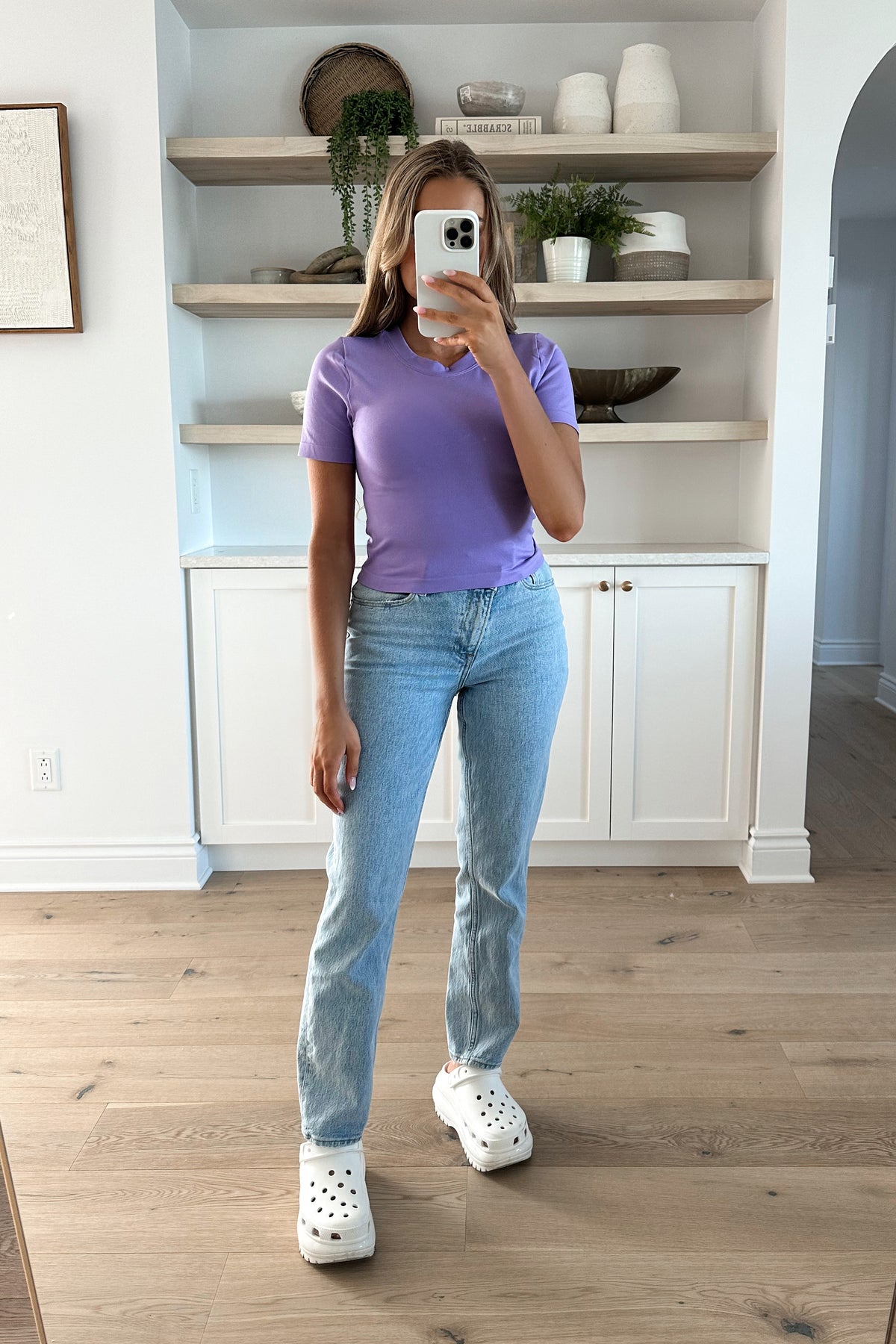 GUILTY - Purple T-Shirt Cropped
