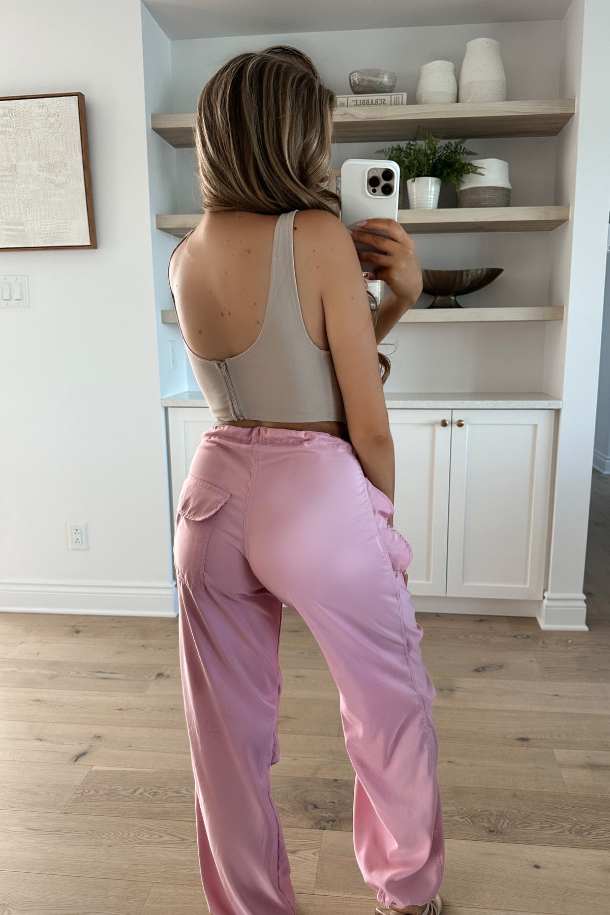 THERAPY - Pink Balloon Cargo Trousers