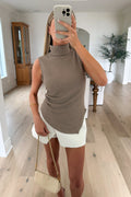 ALLY - Taupe Top