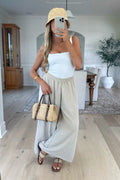KIELA - Beige Flowy Pants