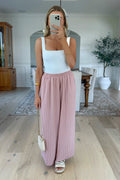 KIELA - Pink Flowy Pants