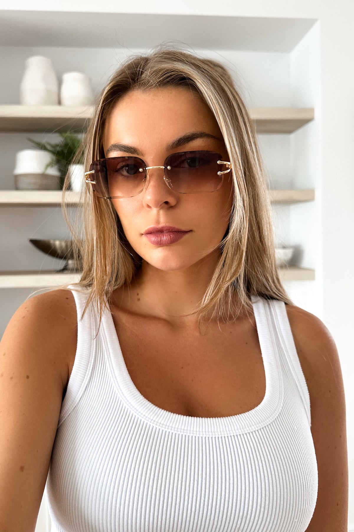 SEXI - Brown Sunglasses