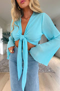 LIBBY - Haut court / Turquoise