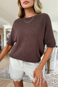 COCOCHINA - T-shirt en tricot Brun