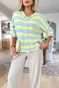 MELLYE - Yellow/Blue Cardigan