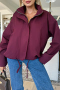 NINA - Burgundy Jacket