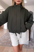NINA - Veste Kaki Foncé
