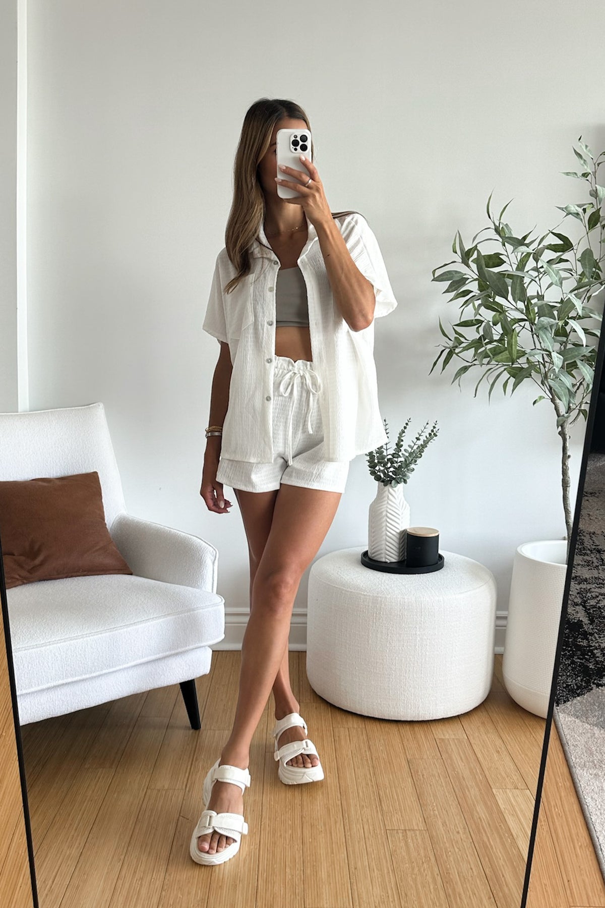 DELICACY - White Two-Piece Set