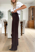 SHANAYA - Dark Brown Jeans