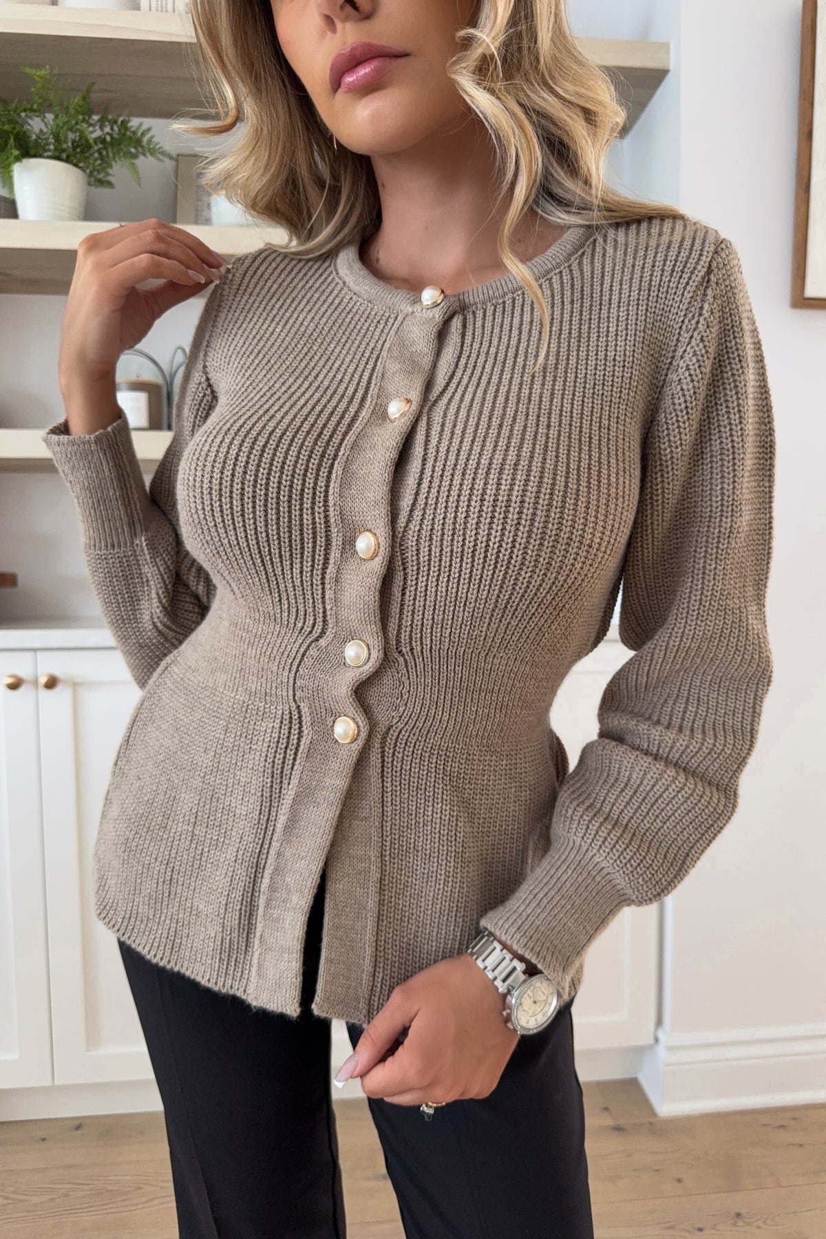 FLEECE - Pull / Taupe