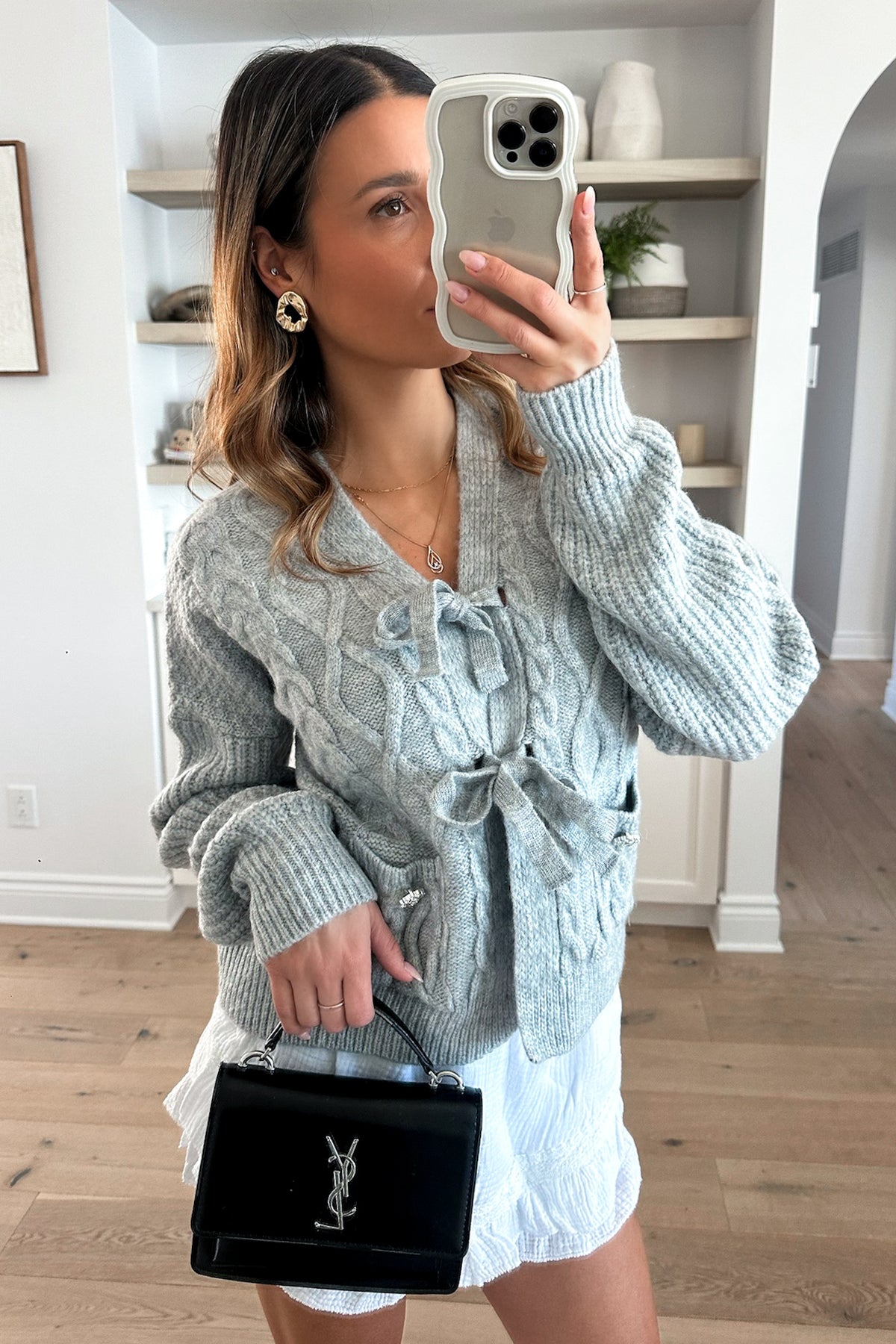 BEAU - Pull avec Boucles / Gris