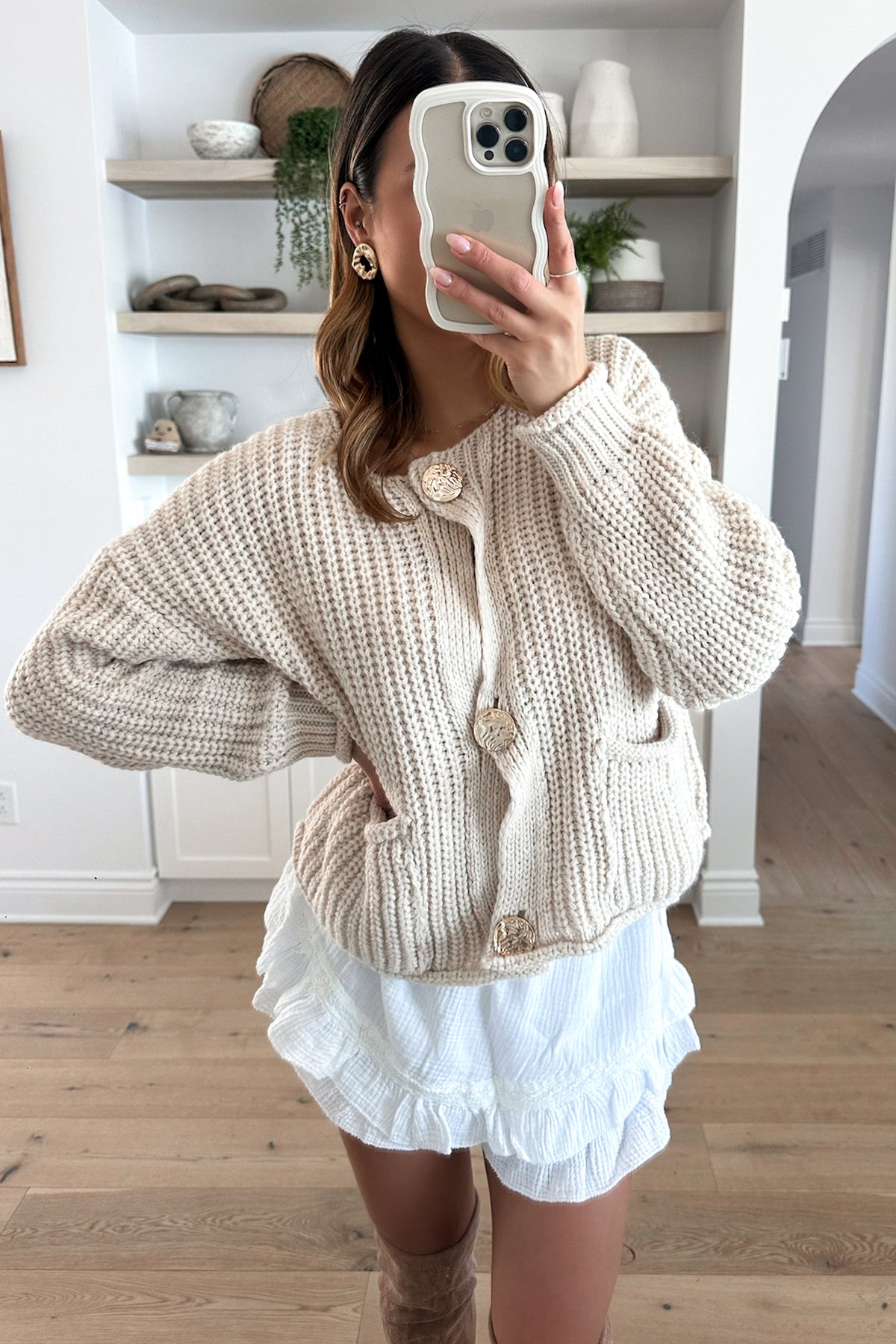 CAMILLE - Pull en Tricot / Beige