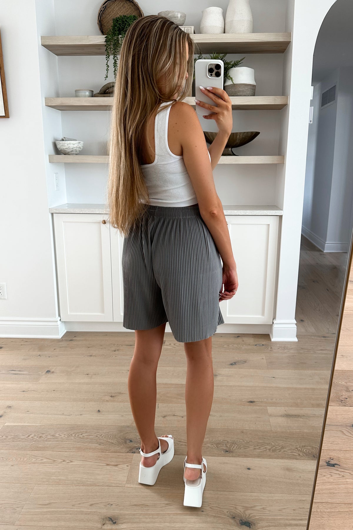 CHARME - Grey Shorts