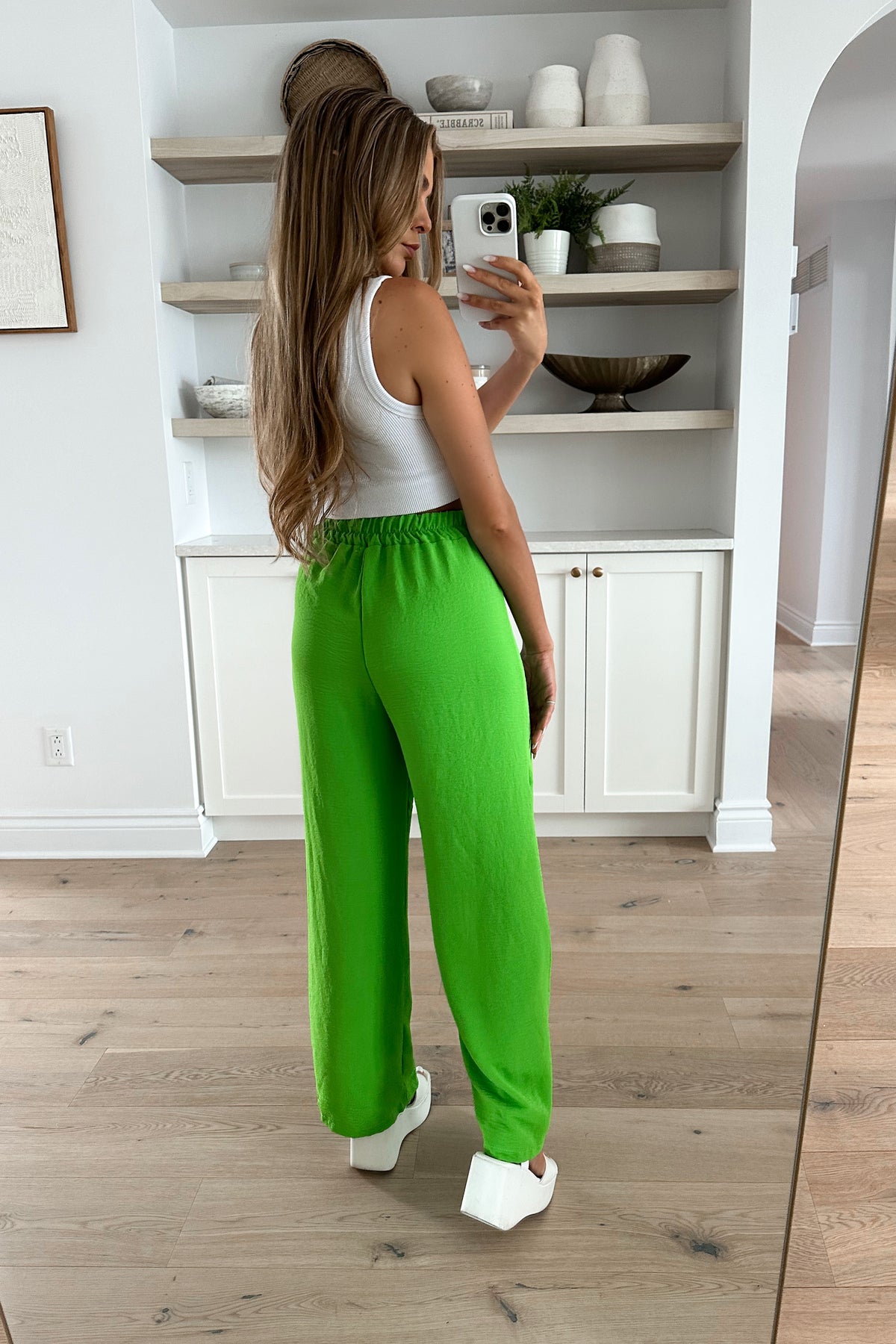 BALI - Green Wide Long Pants