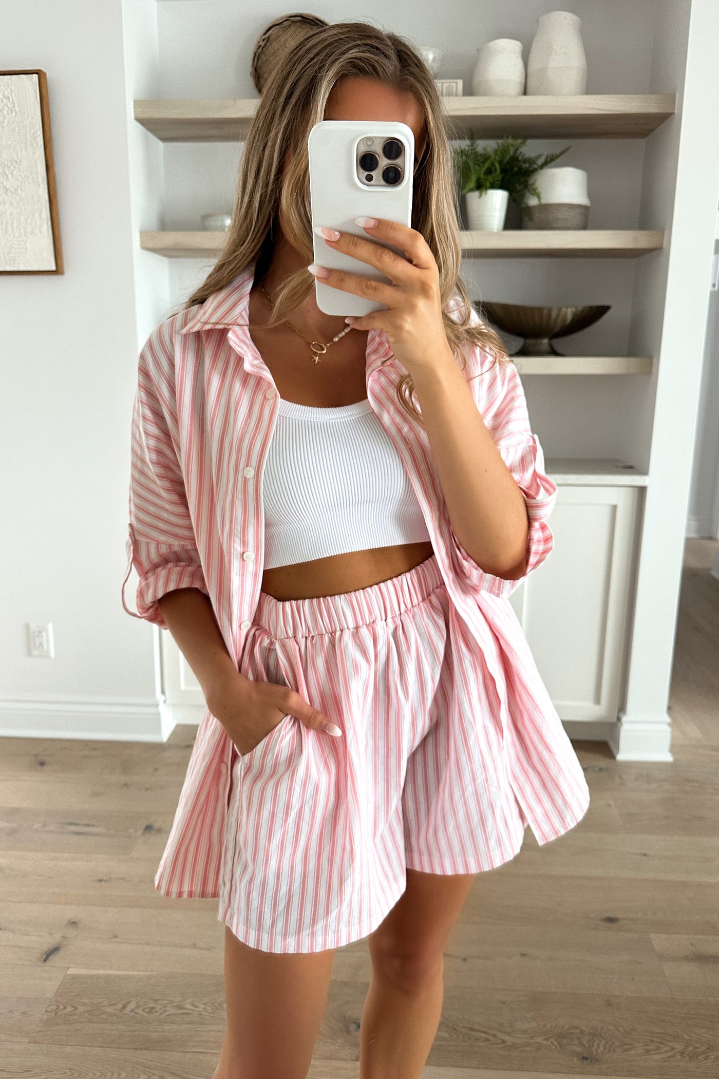 Pink two piece clearance outfit