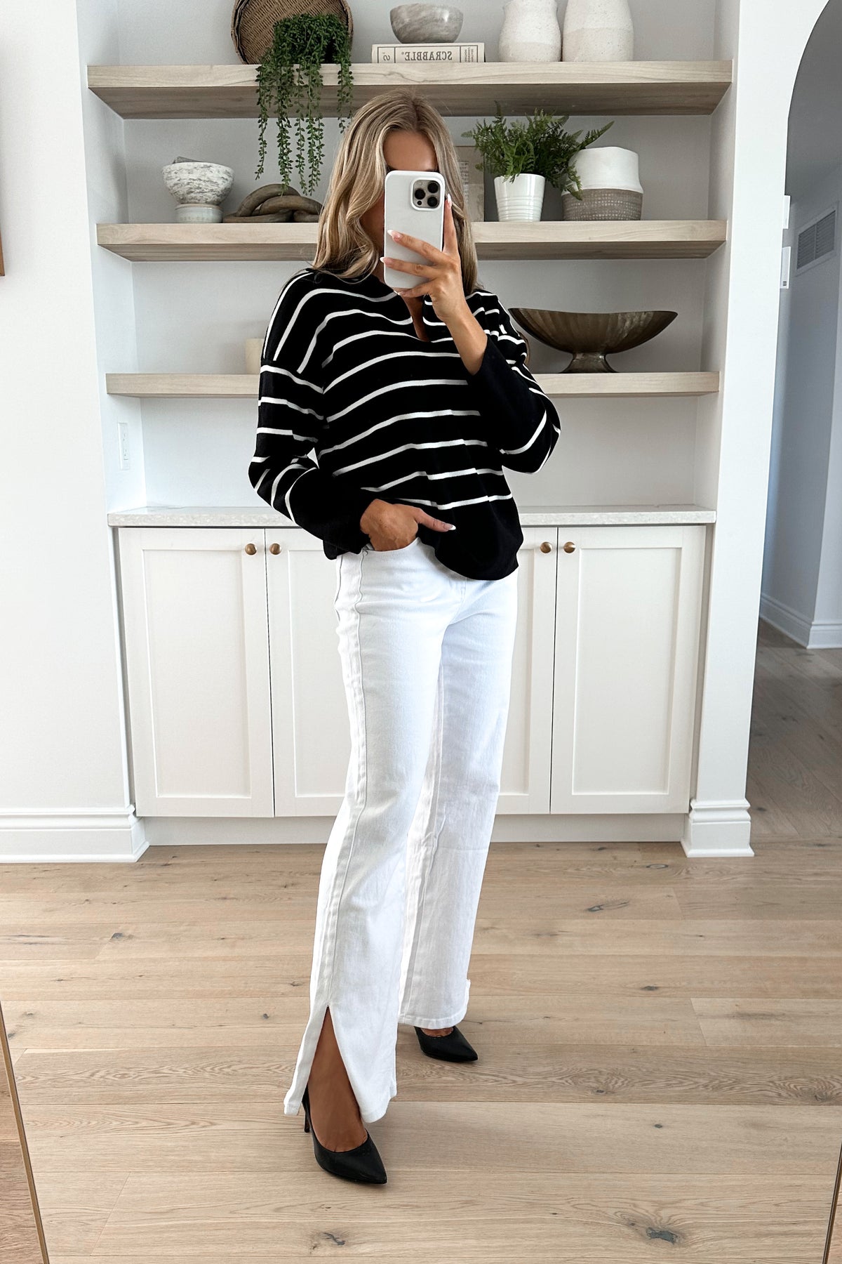CLAY - White Jeans Wide Leg