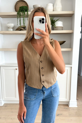 CAMERY - Taupe Top