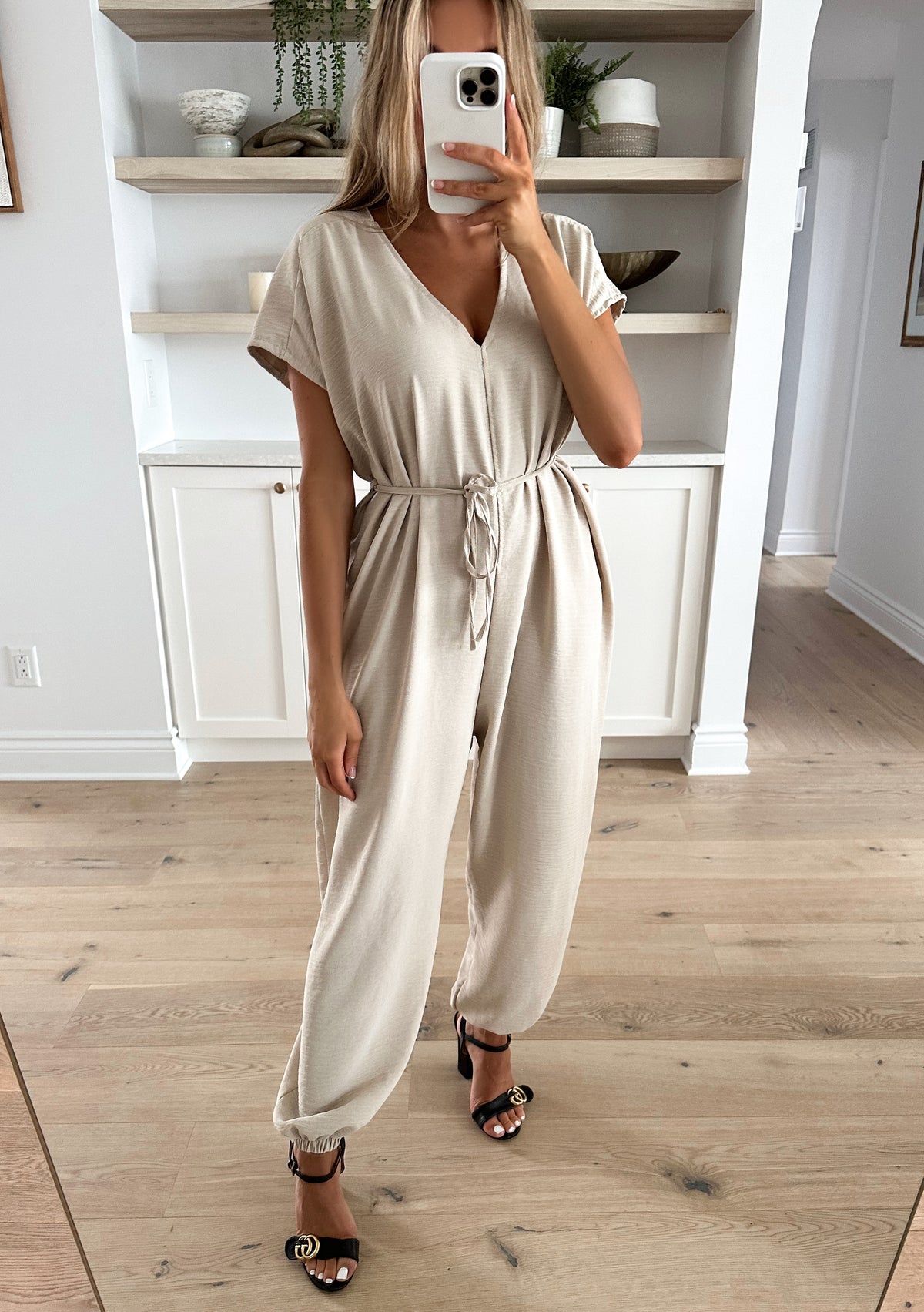 RAPHAELLA - Beige Jumpsuit