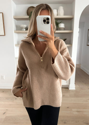 LOILA - Beige Sweater