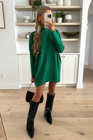 SOFYA - Long Green Sweater