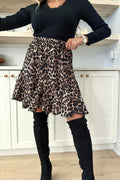 LEONA - Jupe Léopard