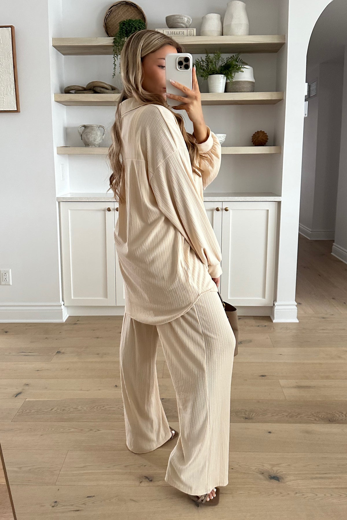 MURALE - Beige Two-Piece Set