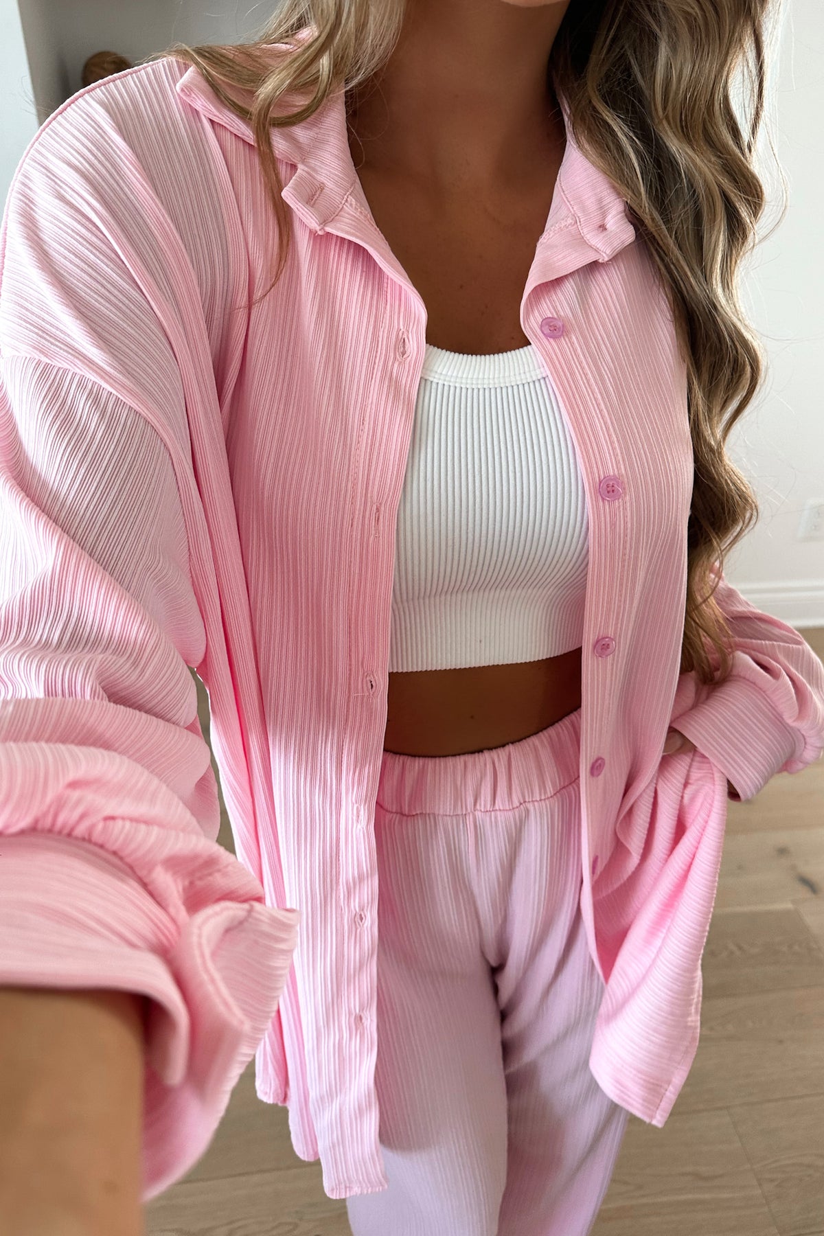MURALE - Pink Two-Piece Set