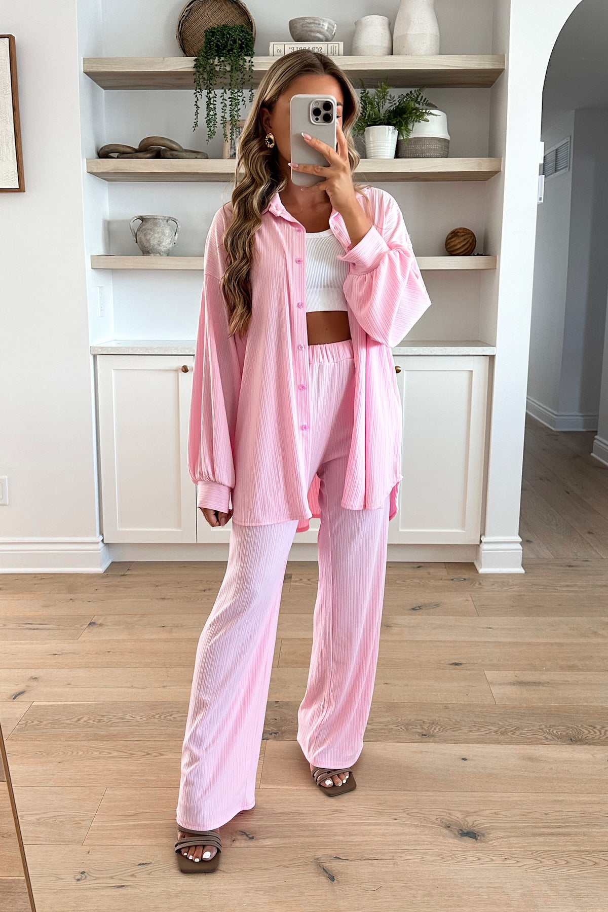 MURALE - Pink Two-Piece Set
