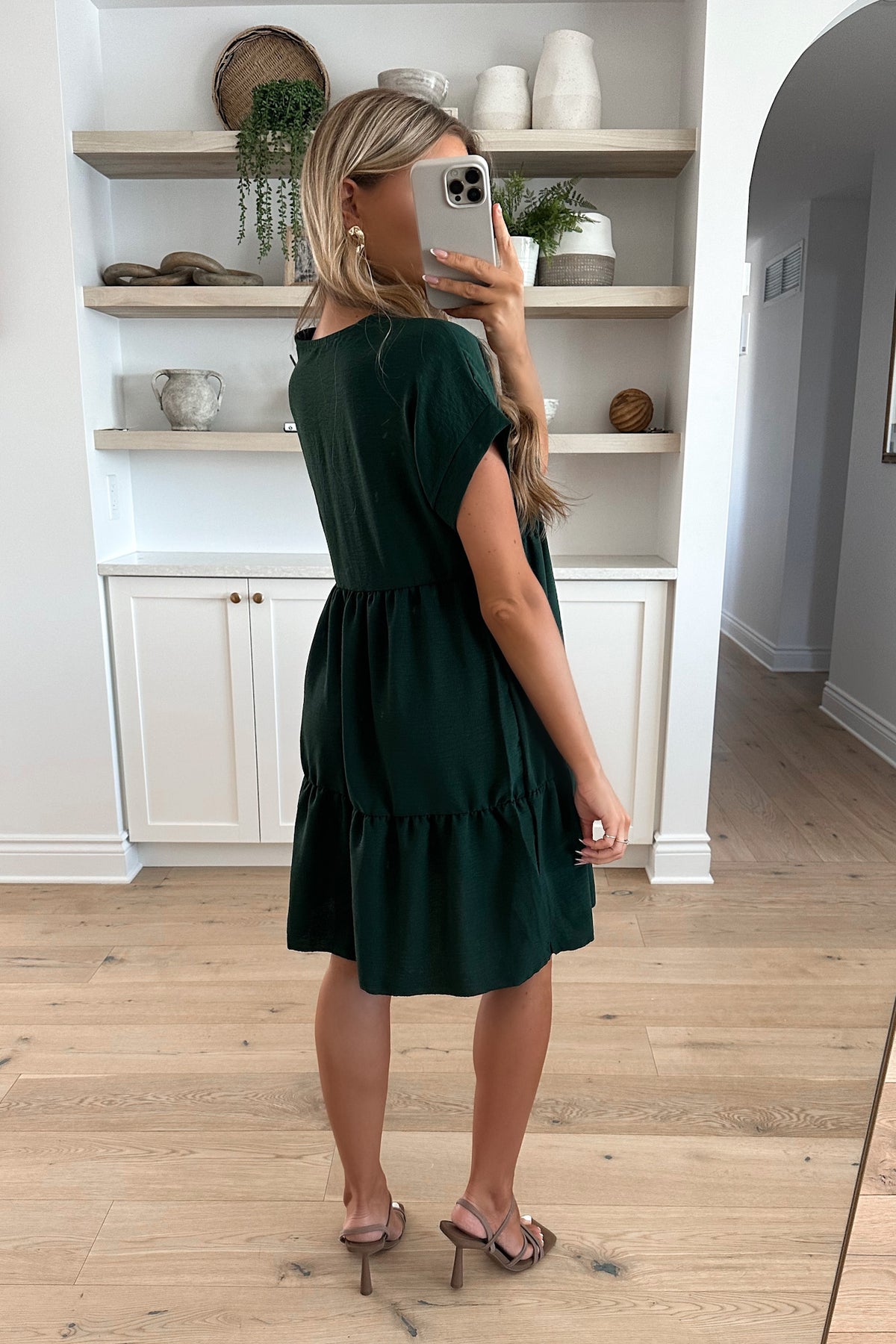 JAZEMINE - Dark Green Dress