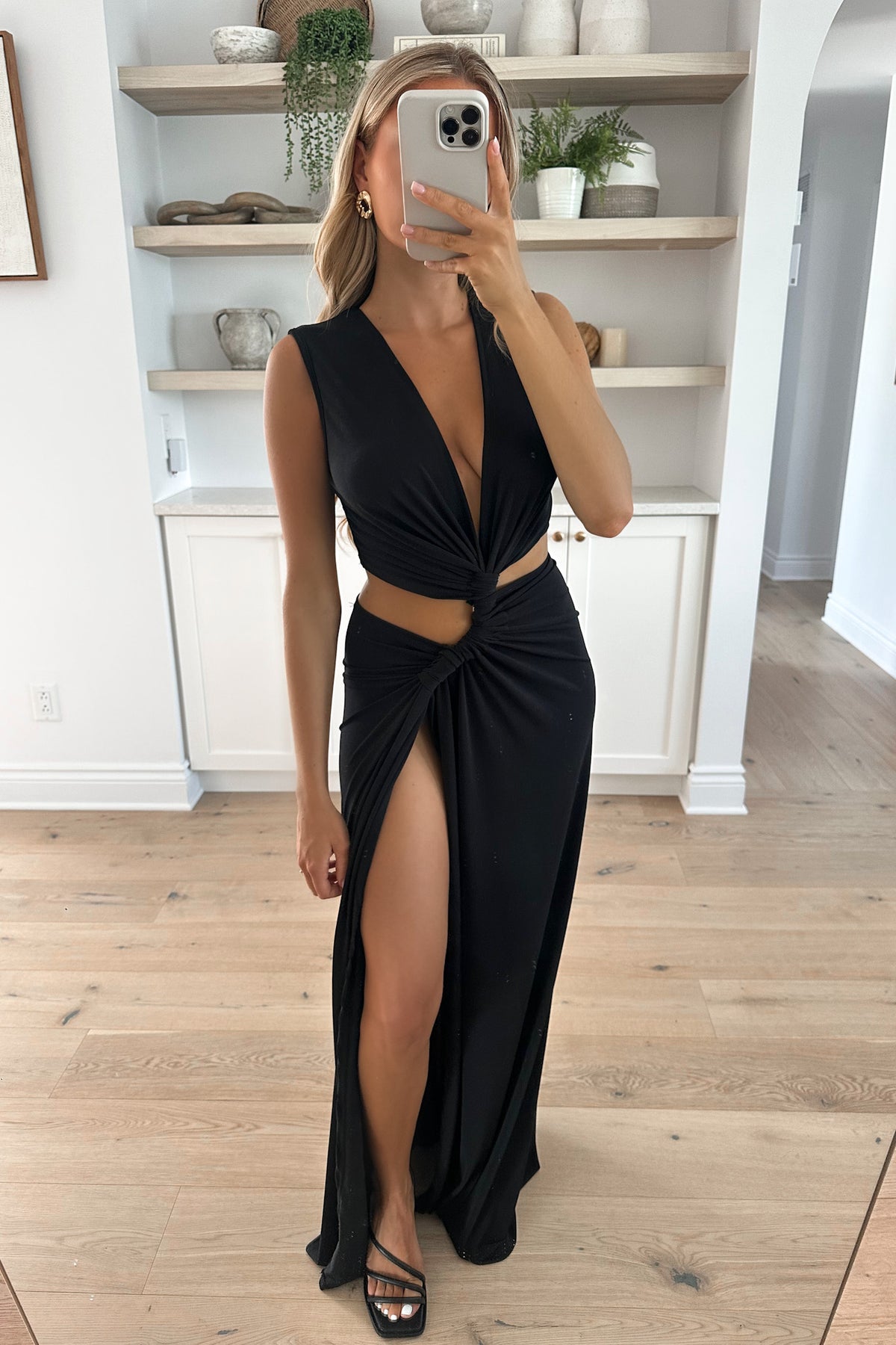 FRANCESKA - Black Maxi Dress