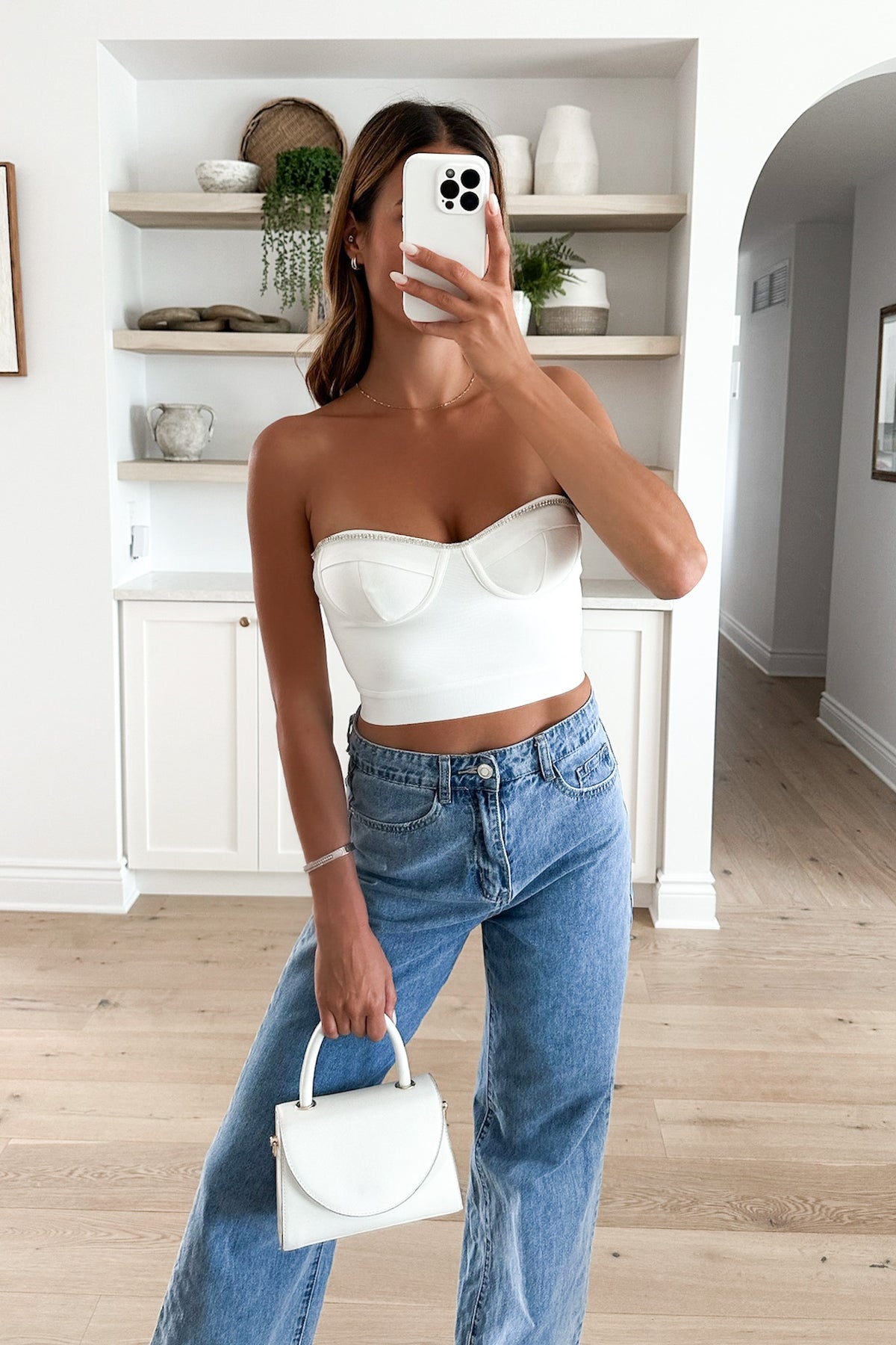 REFINE - White Tube Top