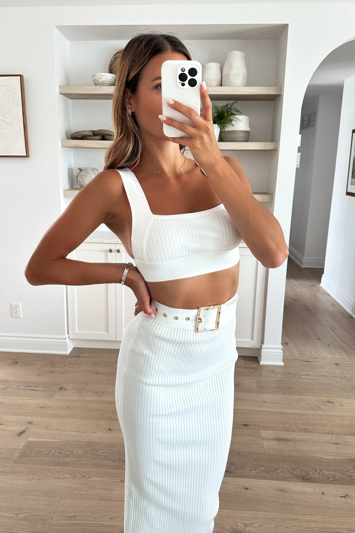 JOLENE - White Two-Piece Set