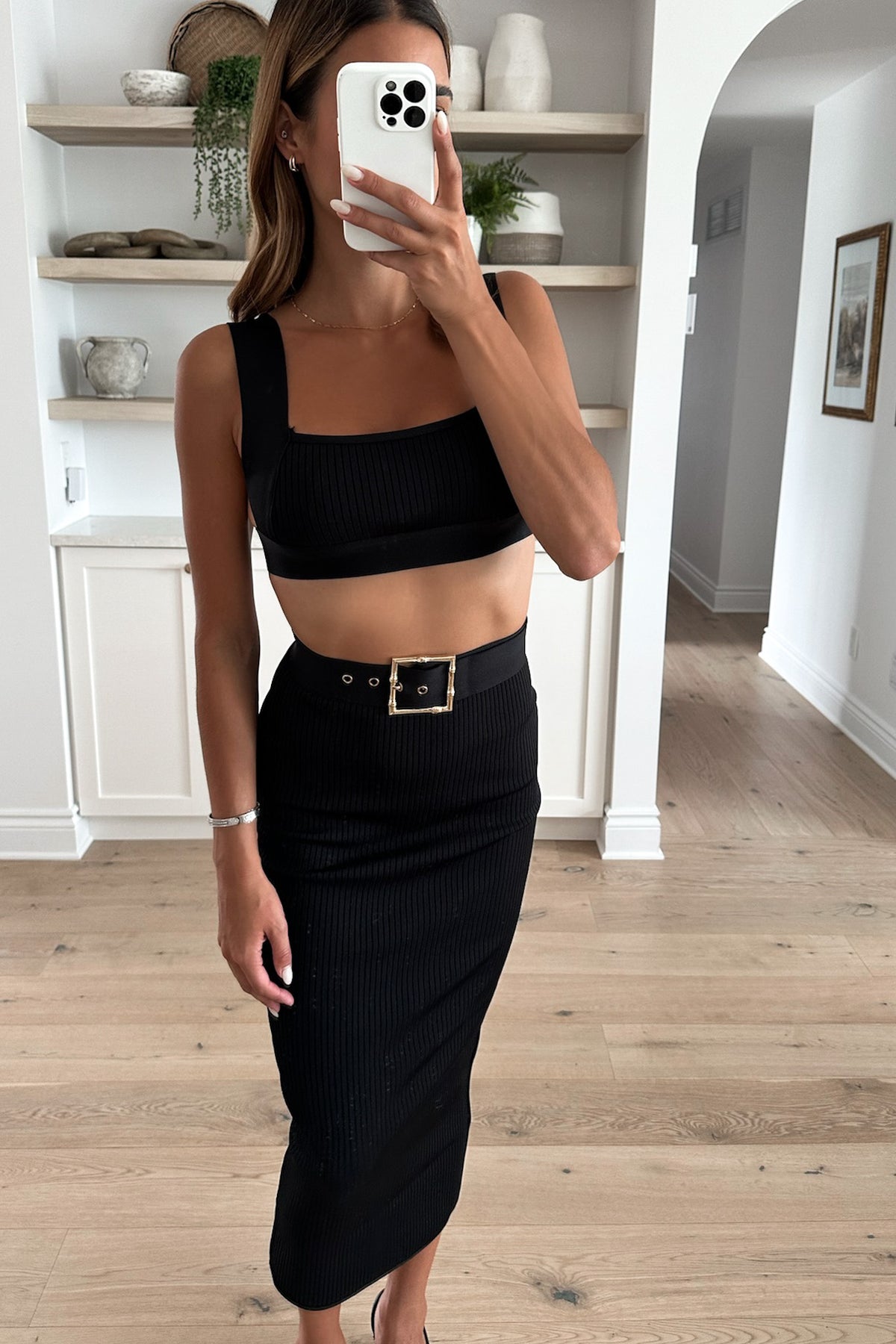 JOLENE - Black Two-Piece Set