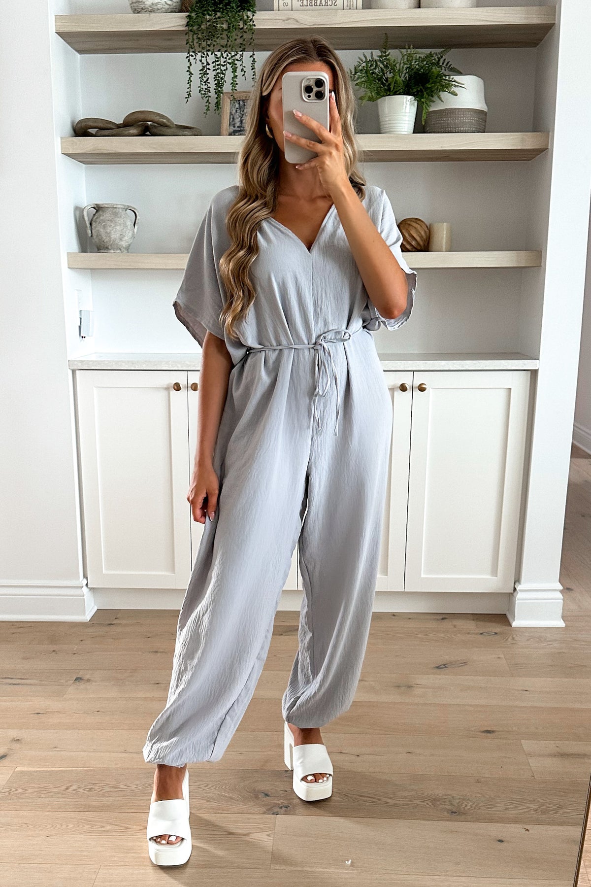 RAPHAELLA - Grey Jumpsuit