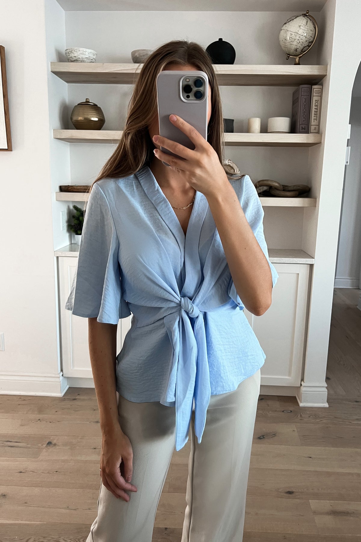 KIMONO - Chemisier Bleu