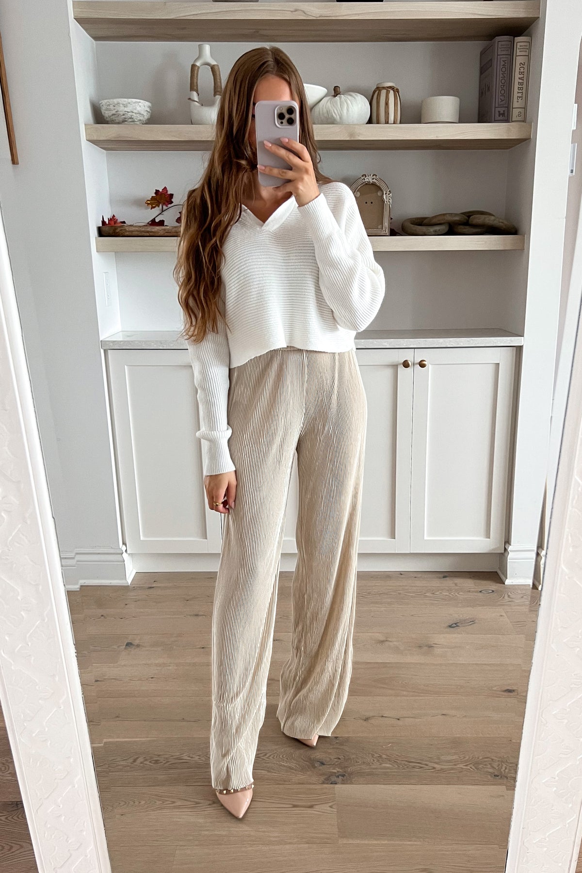 MUGGET - Beige Champagne Pants