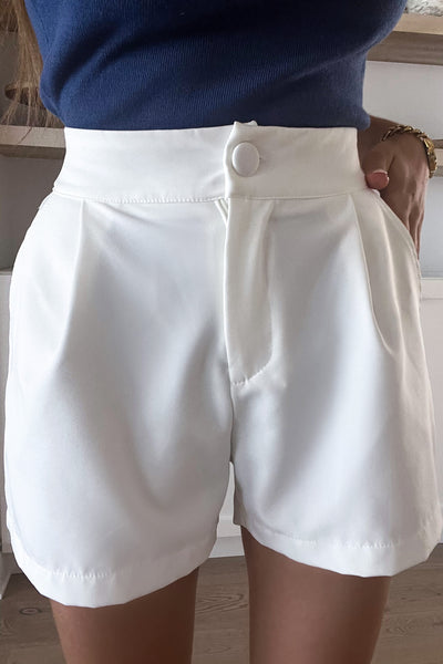 Go To Flowy Shorts - White