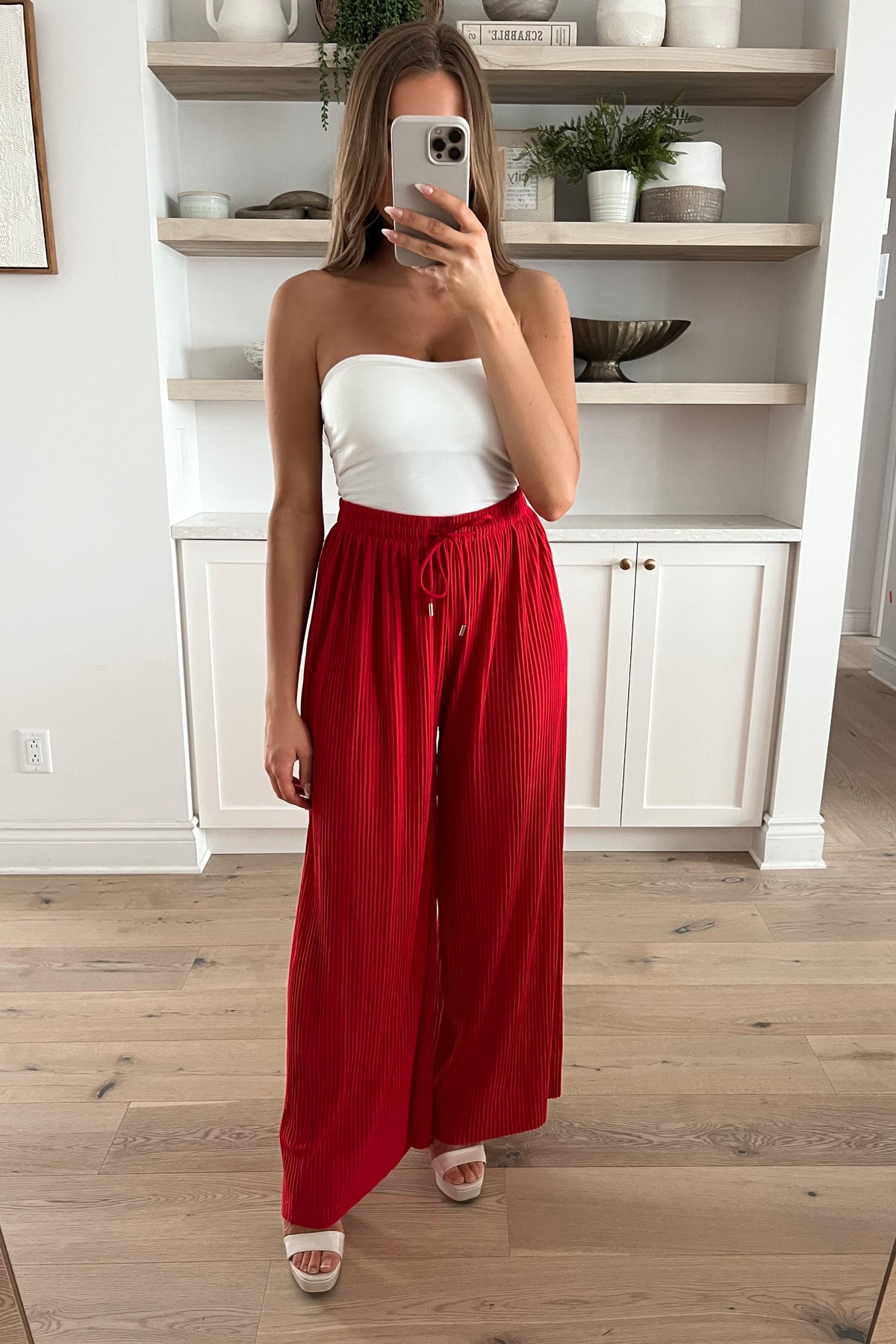 CHARME - Pantalon/Rouge