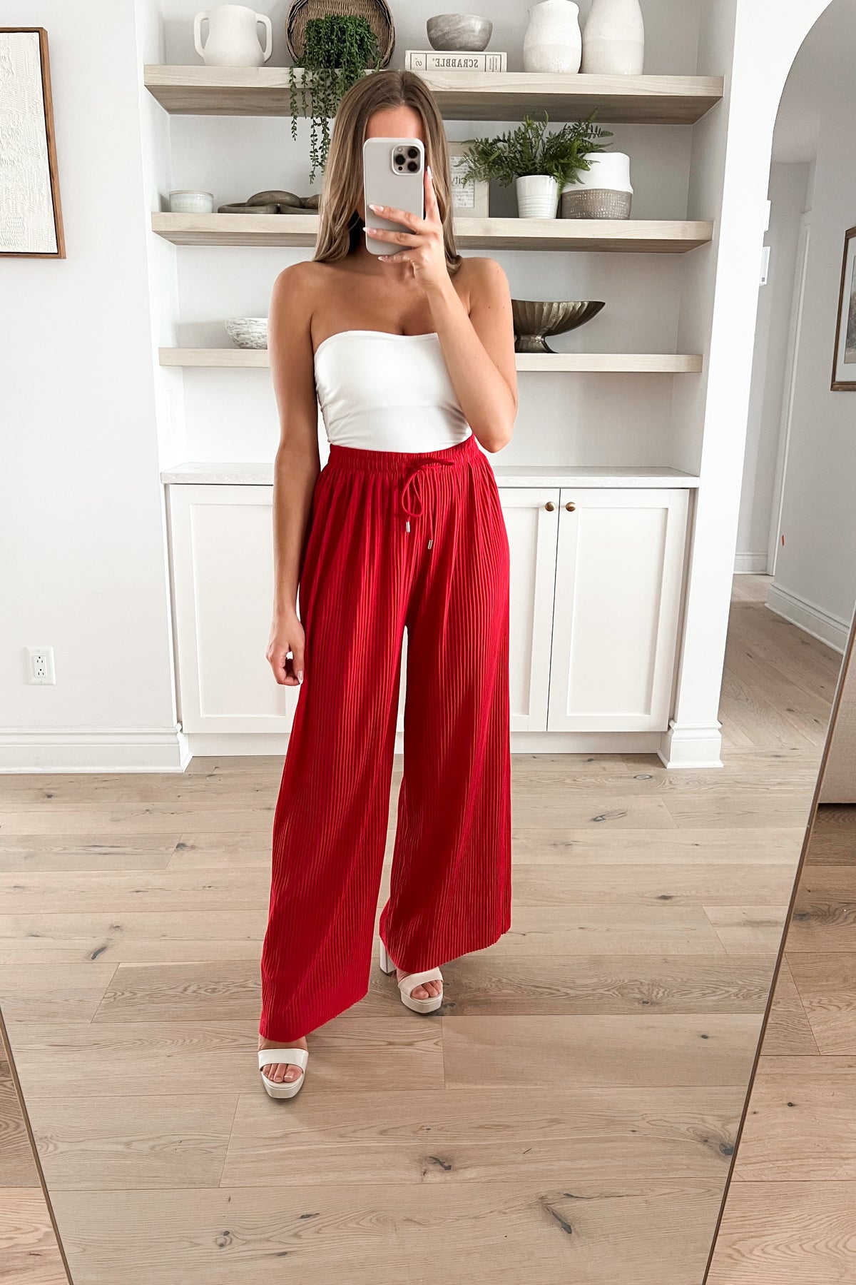 CHARME - Pantalon/Rouge